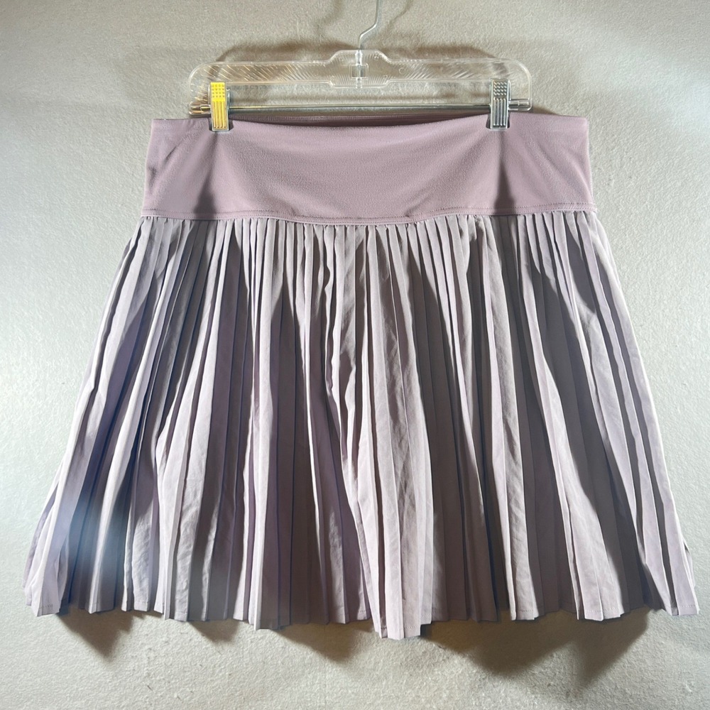765 | Quince Pleated Active Performance Tennis Golf Skort Purple Womens XL